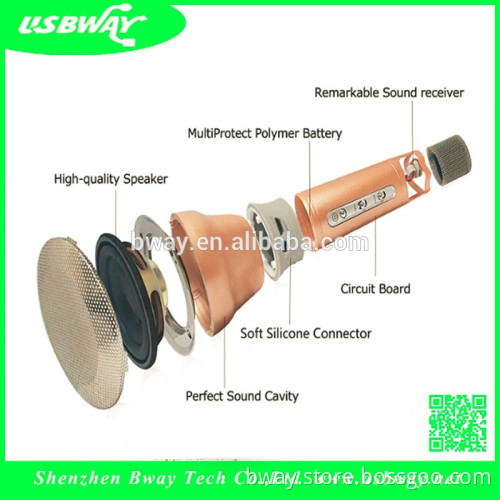 New Bluetooth Portable Stereo KTV Karaoke Wireless Handheld Microphone with favorable price